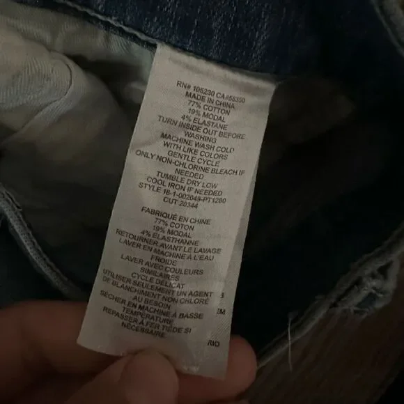 Current Elliott distressed ankle jean 28 - Picture 3 of 9